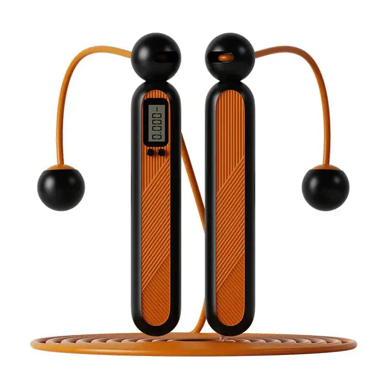 Jump Rope | Cordless, Digital Counter & 360° Rotating Weighted Handles