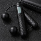 Jump Rope | Weighted Ball Handles & LCD Display | Includes PVC Rope