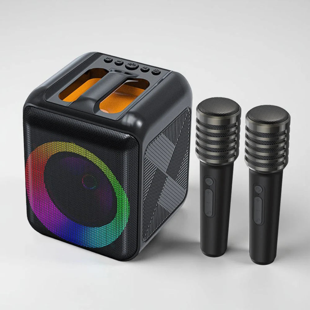 Karaoke Machine | Dual Wireless Microphones & 20-Hour Battery