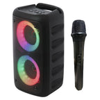 Karaoke Speaker | 2 Wireless Microphones & Dual-Driver Sound