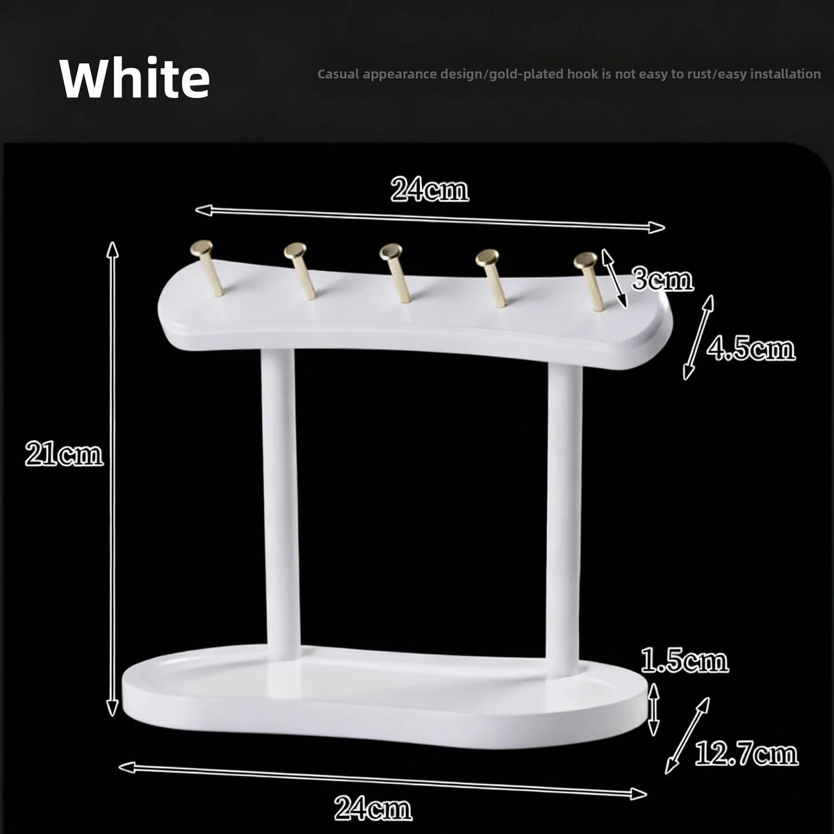 Key & Jewelry Organizer | Solid Wood & Moisture-Resistant Tray