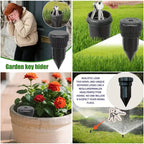 Key Safe | Lawn Sprinkler Disguise | Weatherproof & Maintenance-Free