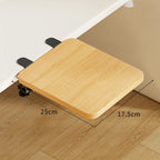 Keyboard & Mouse Platform | Bamboo Slide-Out & Clamp-Mounted | 40 x 20 cm