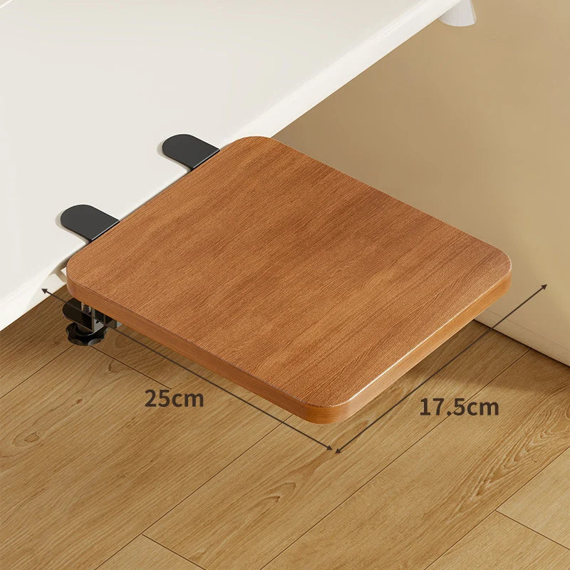 Keyboard & Mouse Platform | Bamboo Slide-Out & Clamp-Mounted | 40 x 20 cm