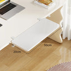 Keyboard & Mouse Platform | Bamboo Slide-Out & Clamp-Mounted | 40 x 20 cm