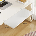 Keyboard & Mouse Platform | Bamboo Slide-Out & Clamp-Mounted | 40 x 20 cm