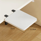 Keyboard & Mouse Platform | Bamboo Slide-Out & Clamp-Mounted | 40 x 20 cm