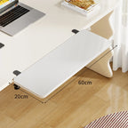 Keyboard & Mouse Platform | Bamboo Slide-Out & Clamp-Mounted | 40 x 20 cm