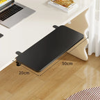 Keyboard & Mouse Platform | Bamboo Slide-Out & Clamp-Mounted | 40 x 20 cm