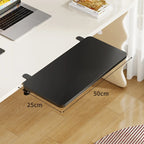 Keyboard & Mouse Platform | Bamboo Slide-Out & Clamp-Mounted | 40 x 20 cm