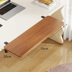Keyboard & Mouse Platform | Bamboo Slide-Out & Clamp-Mounted | 40 x 20 cm