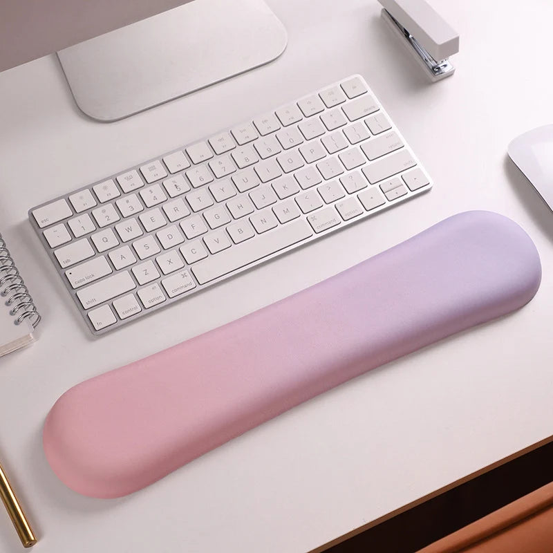 Keyboard Wrist Rest | Contoured Ergonomic Gel Support & Non-Slip Base