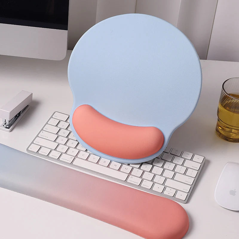 Keyboard Wrist Rest | Contoured Ergonomic Gel Support & Non-Slip Base