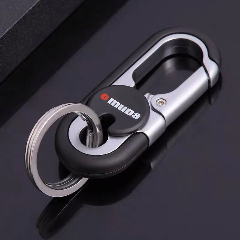 Keychain | Double-Ring Hook & Secure | Zinc Alloy