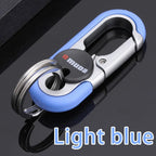 Keychain | Double-Ring Hook & Secure | Zinc Alloy