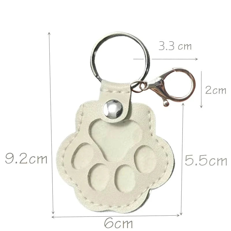Keychain | Leather Paw With Hidden Compartment | 1+1 Free