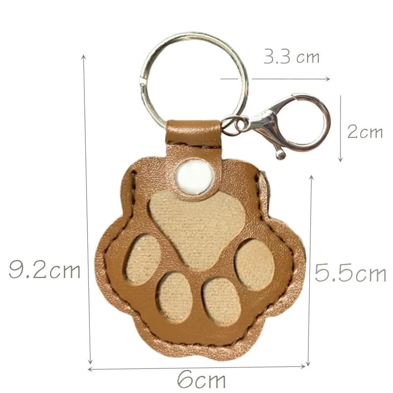 Keychain | Leather Paw With Hidden Compartment | 1+1 Free