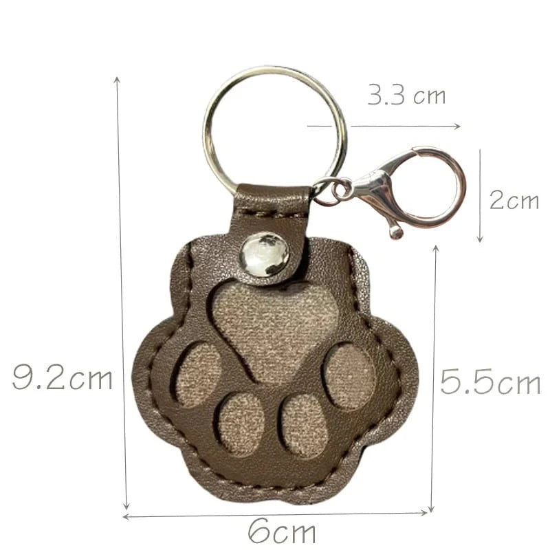 Keychain | Leather Paw With Hidden Compartment | 1+1 Free