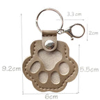 Keychain | Leather Paw With Hidden Compartment | 1+1 Free