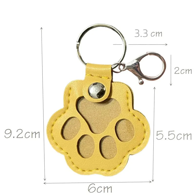 Keychain | Leather Paw With Hidden Compartment | 1+1 Free
