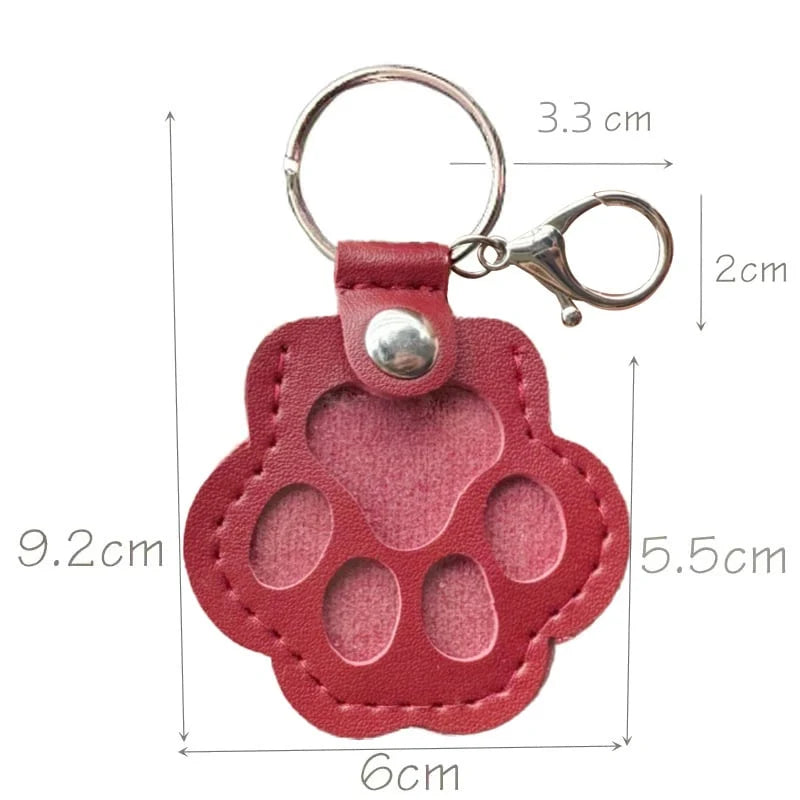 Keychain | Leather Paw With Hidden Compartment | 1+1 Free