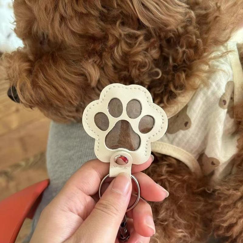 Keychain | Leather Paw With Hidden Compartment | 1+1 Free