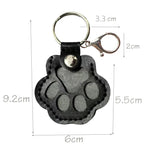 Keychain | Leather Paw With Hidden Compartment | 1+1 Free