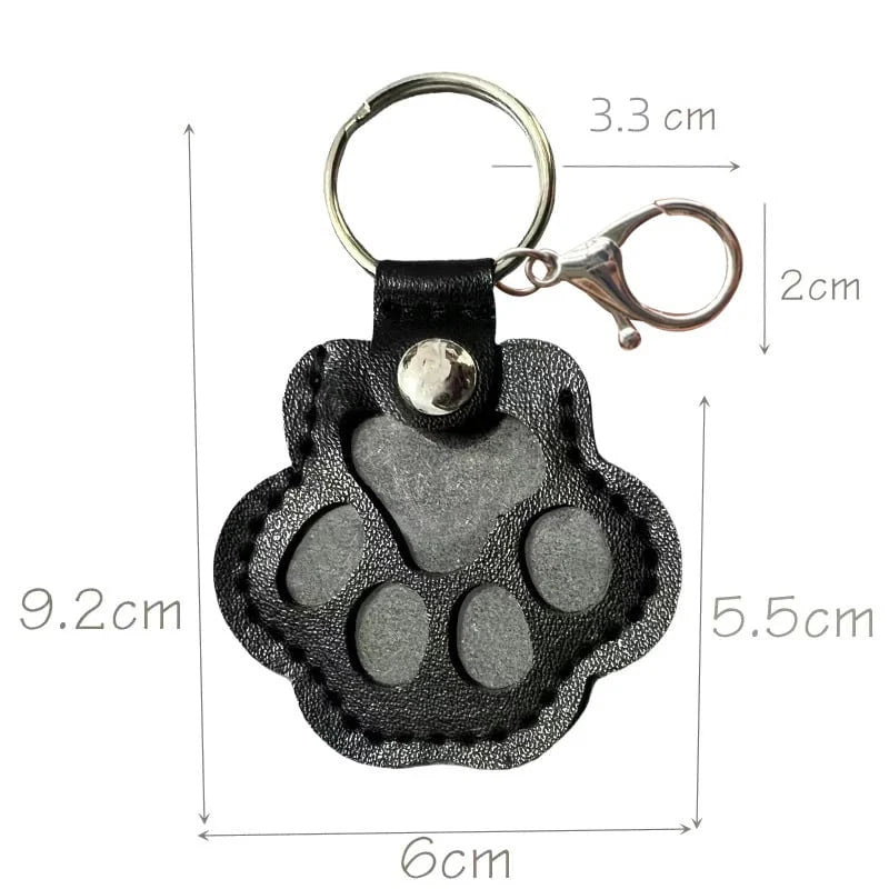 Keychain | Leather Paw With Hidden Compartment | 1+1 Free