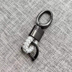 Keychain | Woven Loop & Metal Key Ring