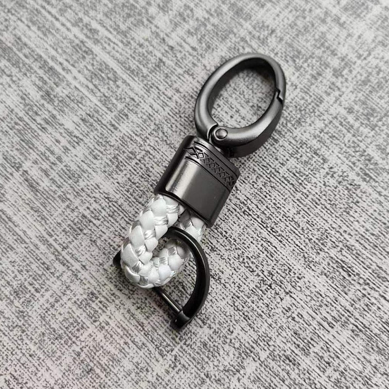 Keychain | Woven Loop & Metal Key Ring