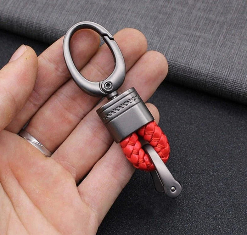 Keychain | Woven Loop & Metal Key Ring