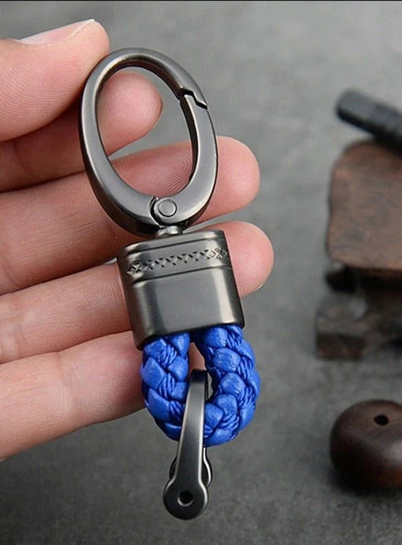 Keychain | Woven Loop & Metal Key Ring