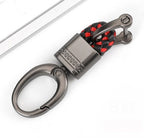 Keychain | Woven Loop & Metal Key Ring