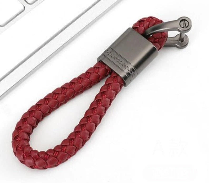 Keychain | Woven Loop & Metal Key Ring