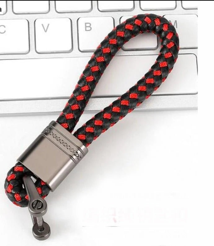Keychain | Woven Loop & Metal Key Ring