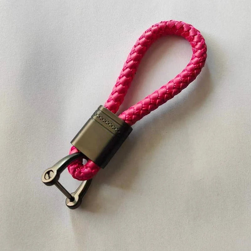 Keychain | Woven Loop & Metal Key Ring
