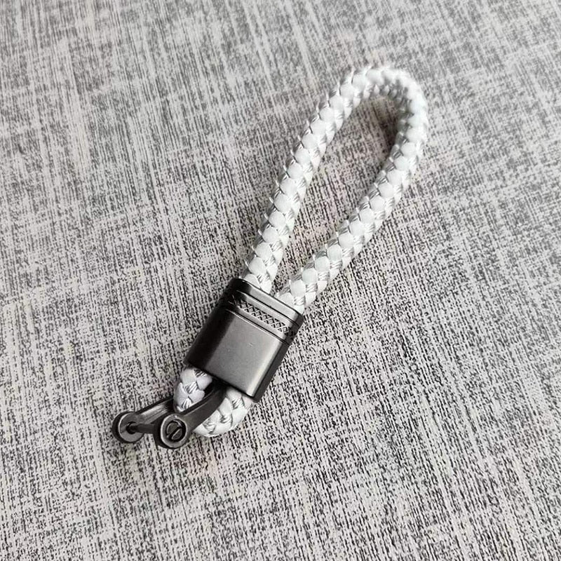 Keychain | Woven Loop & Metal Key Ring