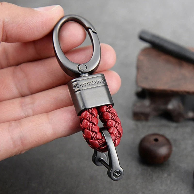Keychain | Woven Loop & Metal Key Ring