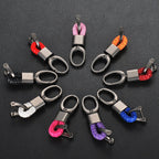Keychain | Woven Loop & Metal Key Ring
