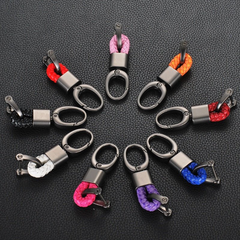 Keychain | Woven Loop & Metal Key Ring