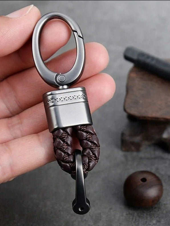 Keychain | Woven Loop & Metal Key Ring