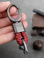 Keychain | Woven Loop & Metal Key Ring