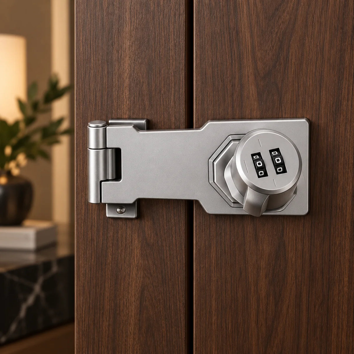 Keyless Cabinet Lock | Metal Self-Adhesive Combination Dial