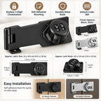 Keyless Cabinet Lock | Metal Self-Adhesive Combination Dial