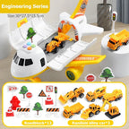 Kids Airplane Play Set | Interactive Lights & Sounds | 20-Piece Set