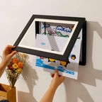 Kids' Art Frame | Magnetic Front Flap & Hidden Storage | Holds 150 Drawings