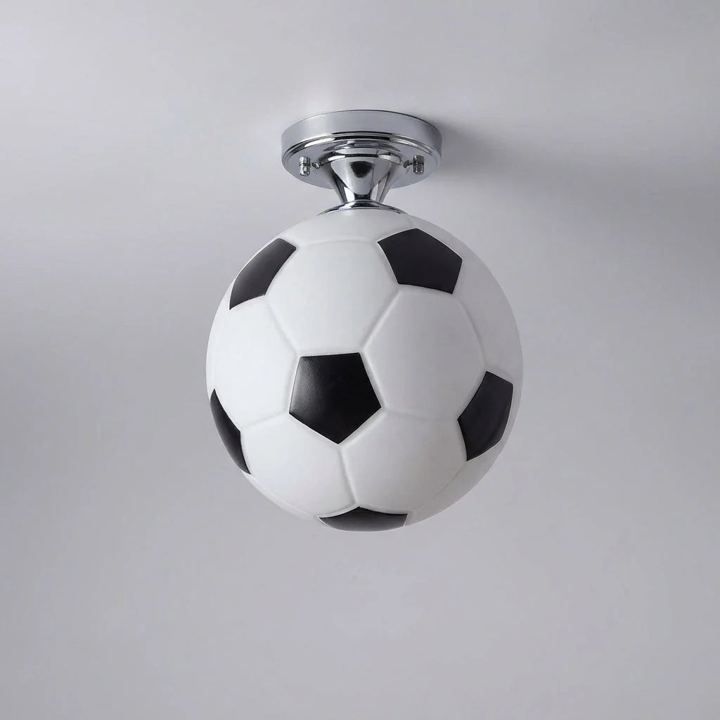 Kids Ceiling Light | Sports-Themed & Adjustable Suspension | E26 Socket