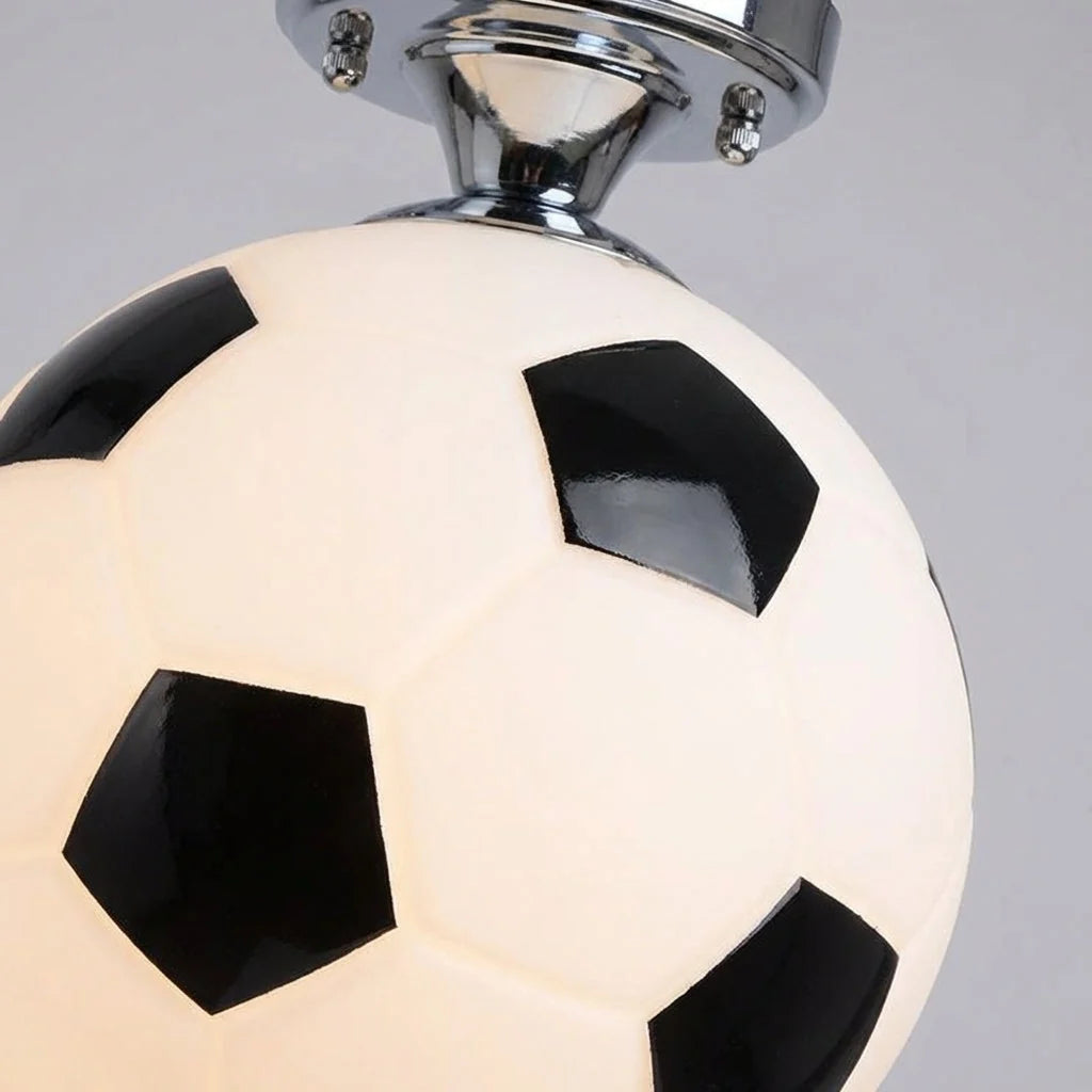 Kids Ceiling Light | Sports-Themed & Adjustable Suspension | E26 Socket