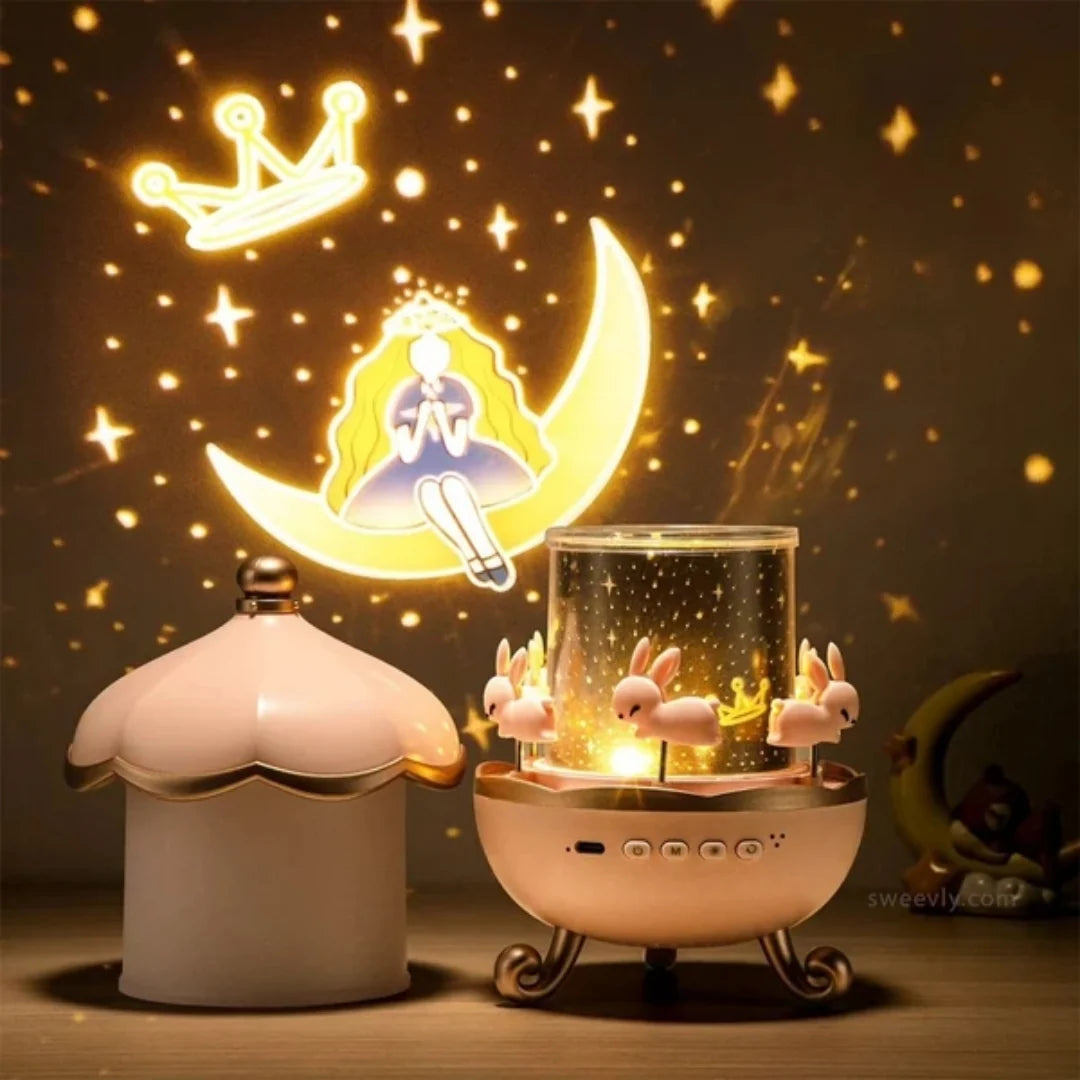 Kids Night Light Projector | 12-Theme Projection & Built-In Music