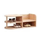 Kids Shoe Rack | Solid Pine Wood & Rounded Corners | 70 cm Long